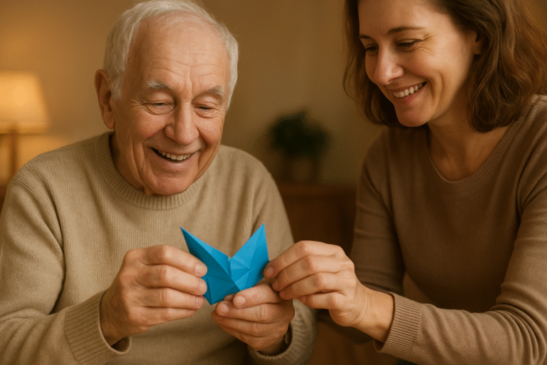 Como Ensinar Origami a Idosos que Enfrentam Perda de Memória