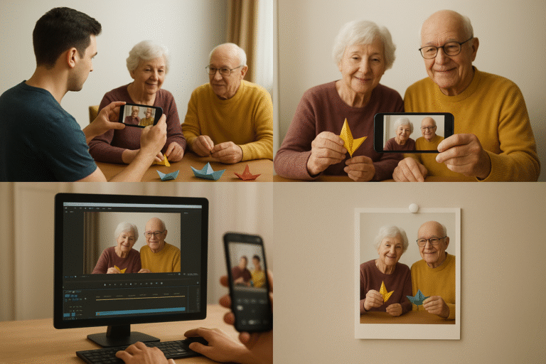 Como Criar Registros Inesquecíveis de Oficinas de Origami com Fotos e Vídeos