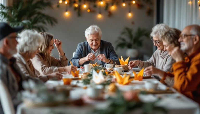 Encontros de Origami que Inspiram Criatividade e Convivência entre Idosos