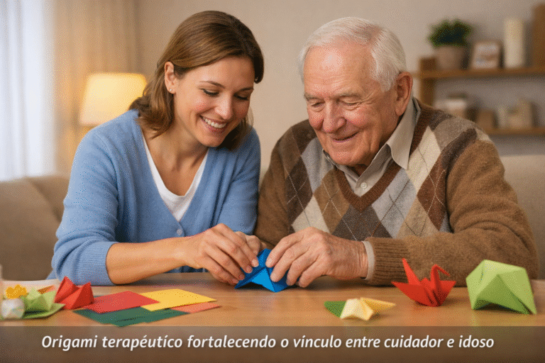 Práticas de Origami Terapêutico que Fortalecem o Vínculo entre Cuidador e Idoso