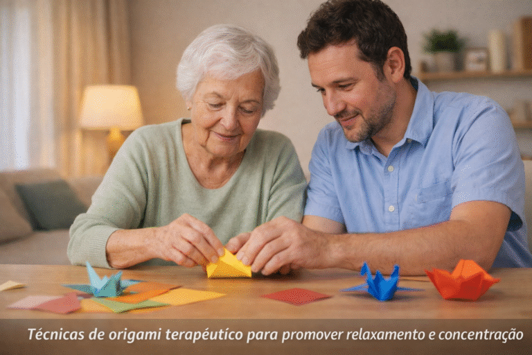 Técnicas de Origami Terapêutico para Promover Relaxamento e Concentração