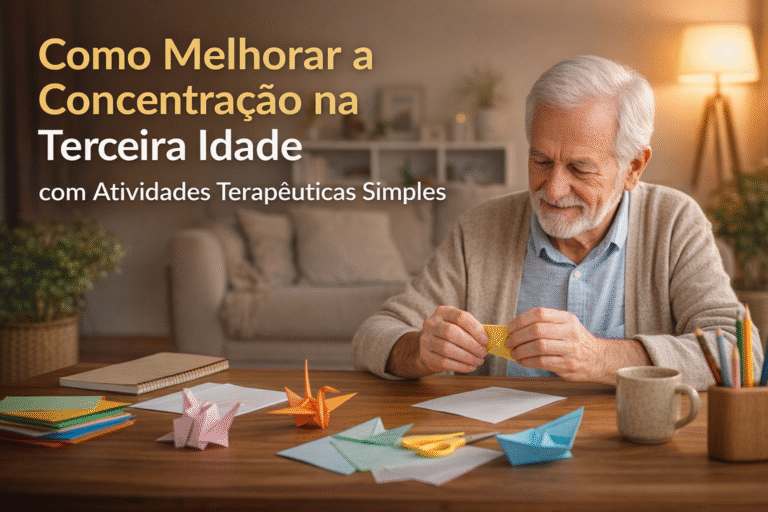 Como Melhorar a Concentração na Terceira Idade com Atividades Terapêuticas Simples